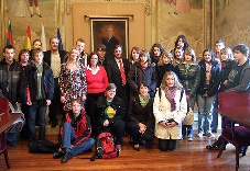  Alumnos alemanes de intercambio visitan el Ayuntamiento de Torrelavega