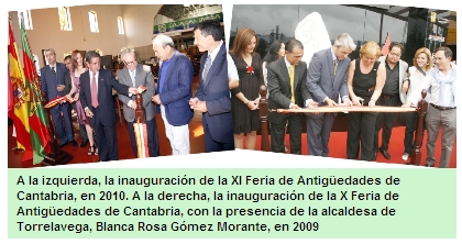  Revilla inaugura la XI Feria de Antigüedades de Cantabria