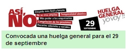  UGT y CCOO trasladan a Torrelavega su campaña regional de difusión de la huelga general