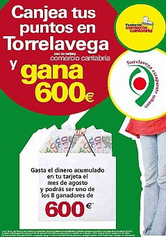  Valoran como «éxito» la campaña de canje de puntos Comercio Cantabria en Torrelavega