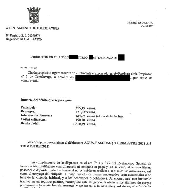  Embargan la vivienda a una familia con todos sus miembros en paro por una deuda con el Ayuntamiento