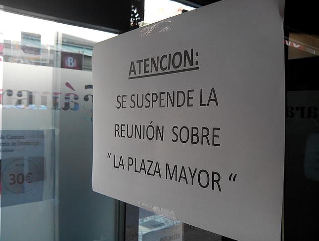  Otto Oyarbide da marcha atrás y cancela la reunión informativa sobre la Plaza Mayor