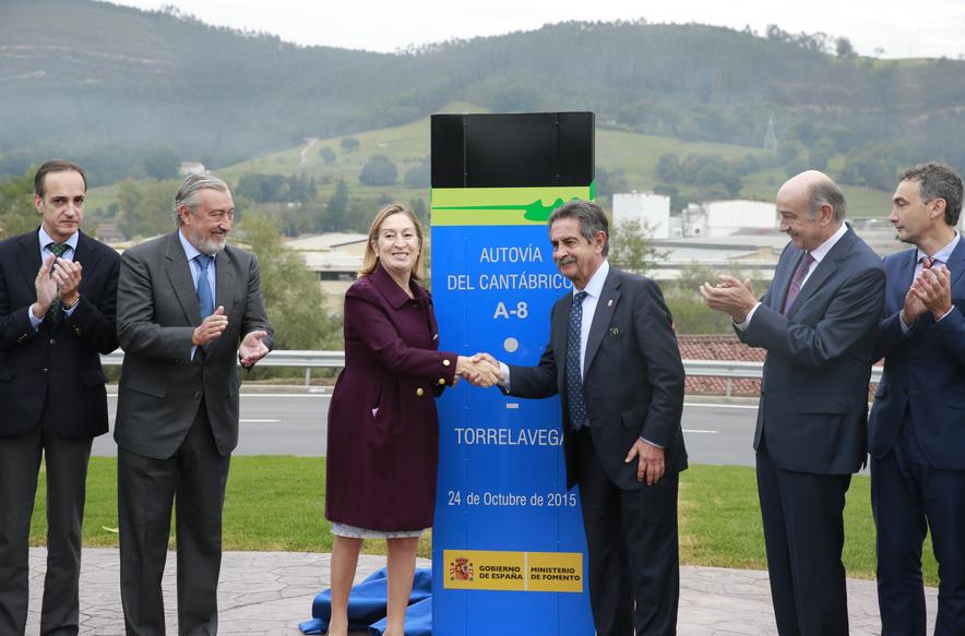 Inauguración tramo Solares-Torrelavega (Foto: Nacho Romero, Gobierno de Cantabria)