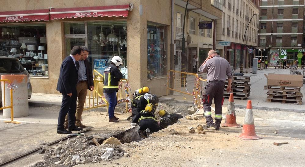  Un escape de gas, ya controlado, causó alarma en Torrelavega