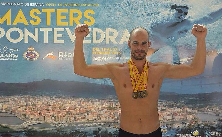 El nadador César Obregón, único cántabro en la clasificación master de la Federación Internacional de Natación