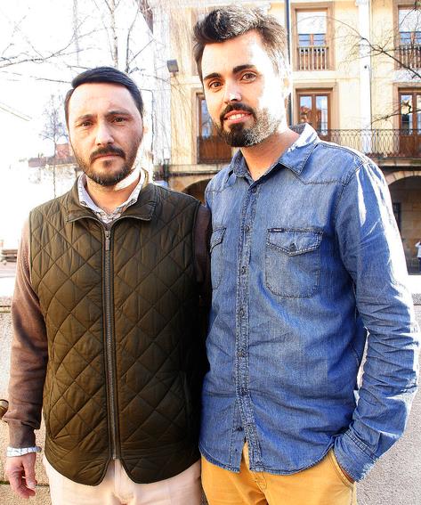 Nacho de la Torre (izquierda) y Mario Herreros (derecha), parte de los impulsores de la feria Trimarket