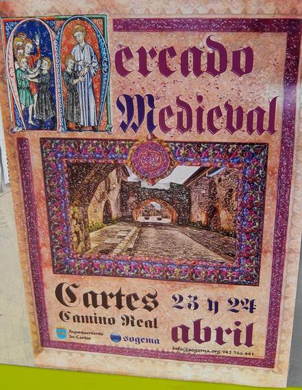 Cartel del Mercado Medieval de Cartes