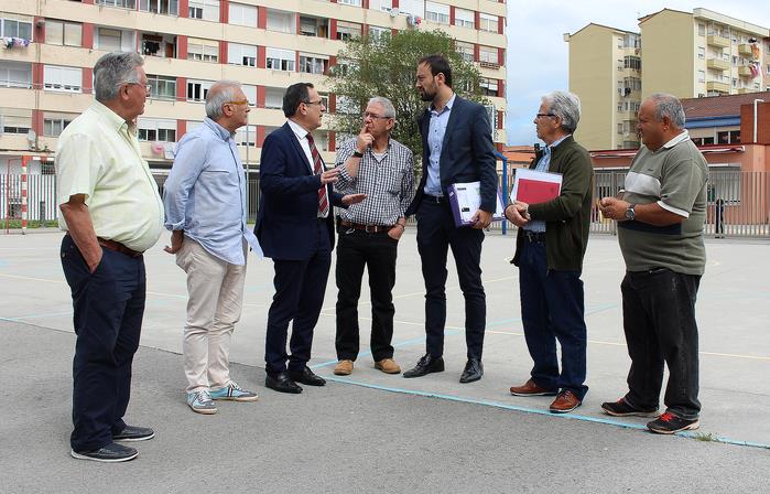 La pista de La Inmobiliaria estará cubierta en septiembre, con el inicio del próximo curso escolar