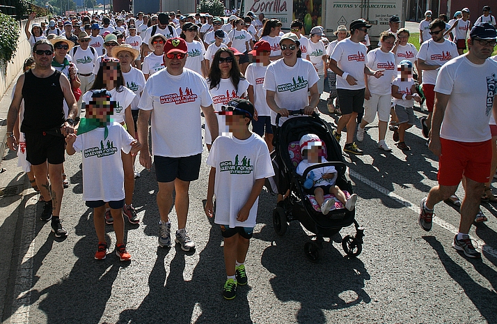 Éxito de participación en la VIII Marcha Boulevard Ronda en Fiestas