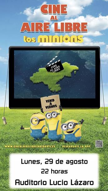 Este lunes se proyecta la película "Los Minions", gratis en el Auditórium