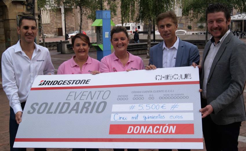 La asociación Anjanas Solidarias recibe 5.500 euros gracias a la “Bridgestone Race”