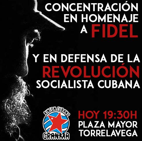 El Rincón Cubano convoca una concentración en homenaje a Fidel Castro