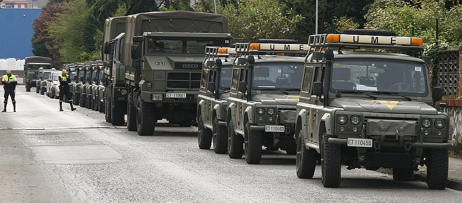 Unidad Militar de Emergencias, Torrelavega 4 de abril de 2017 (C) ESTORRELAVEGA - David Laguillo