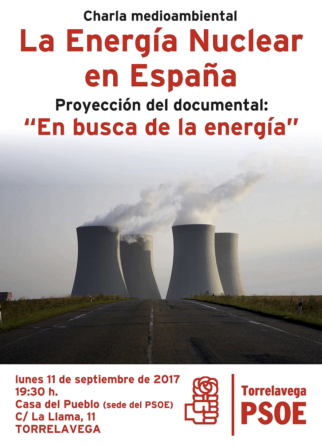 La Energía Nuclear a debate en la sede del PSOE de Torrelavega