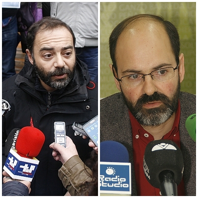 Iván Martínez (ACPT) y José Luis Urraca (PSOE) - (C) ESTORRELAVEGA