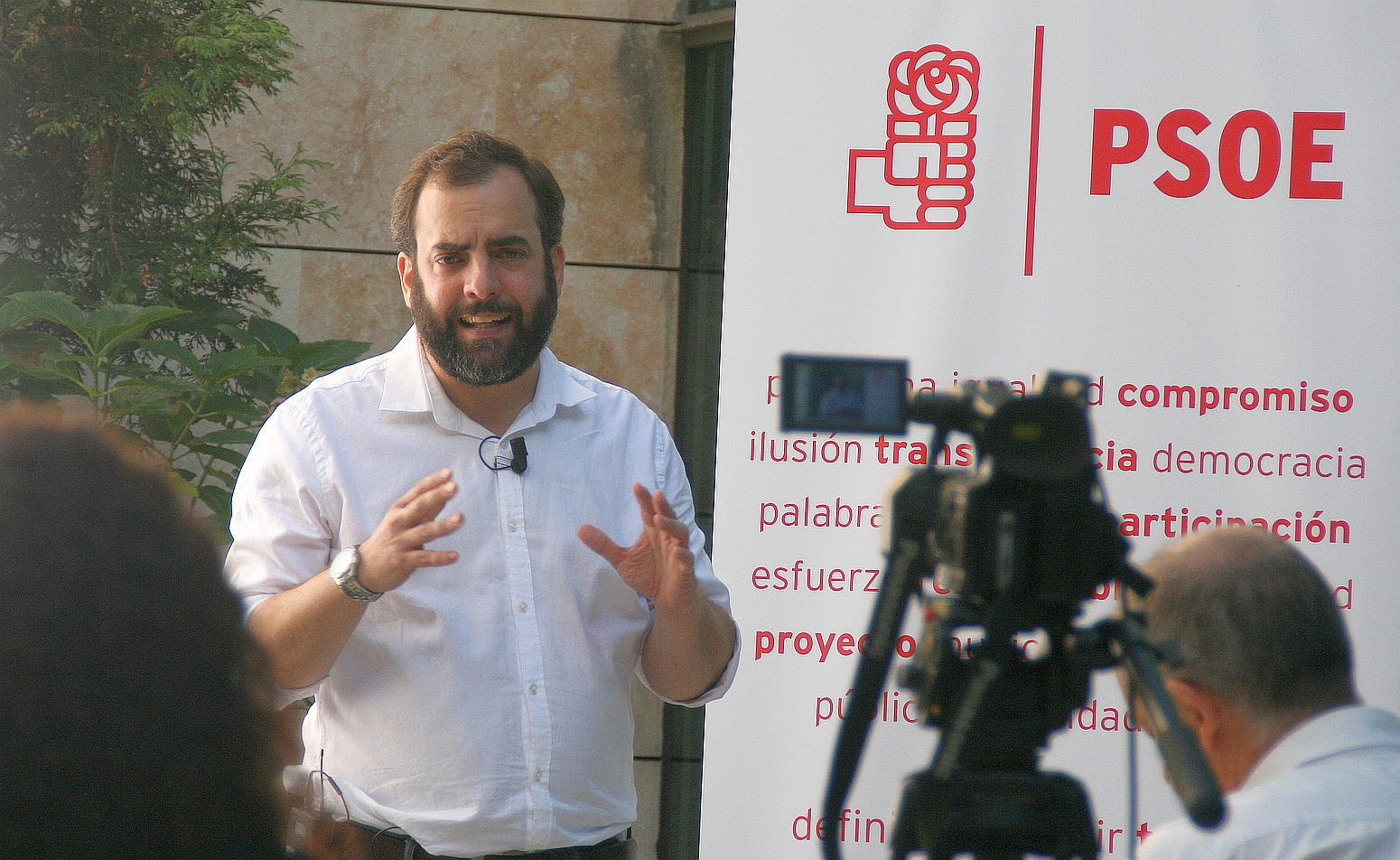 José Otto Oyarbide anuncia su candidatura para la Secretaría General del PSOE de Torrelavega - José Otto Oyarbide, 13 de septiembre de 2017 (C) ESTORRELAVEGA / David Laguillo