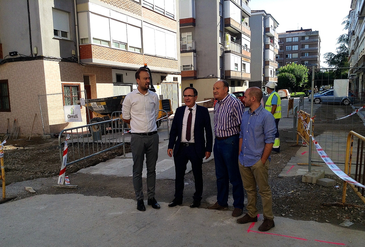 Las obras de urbanización “integral” de varias calles en Nueva Ciudad finalizarán en diciembre