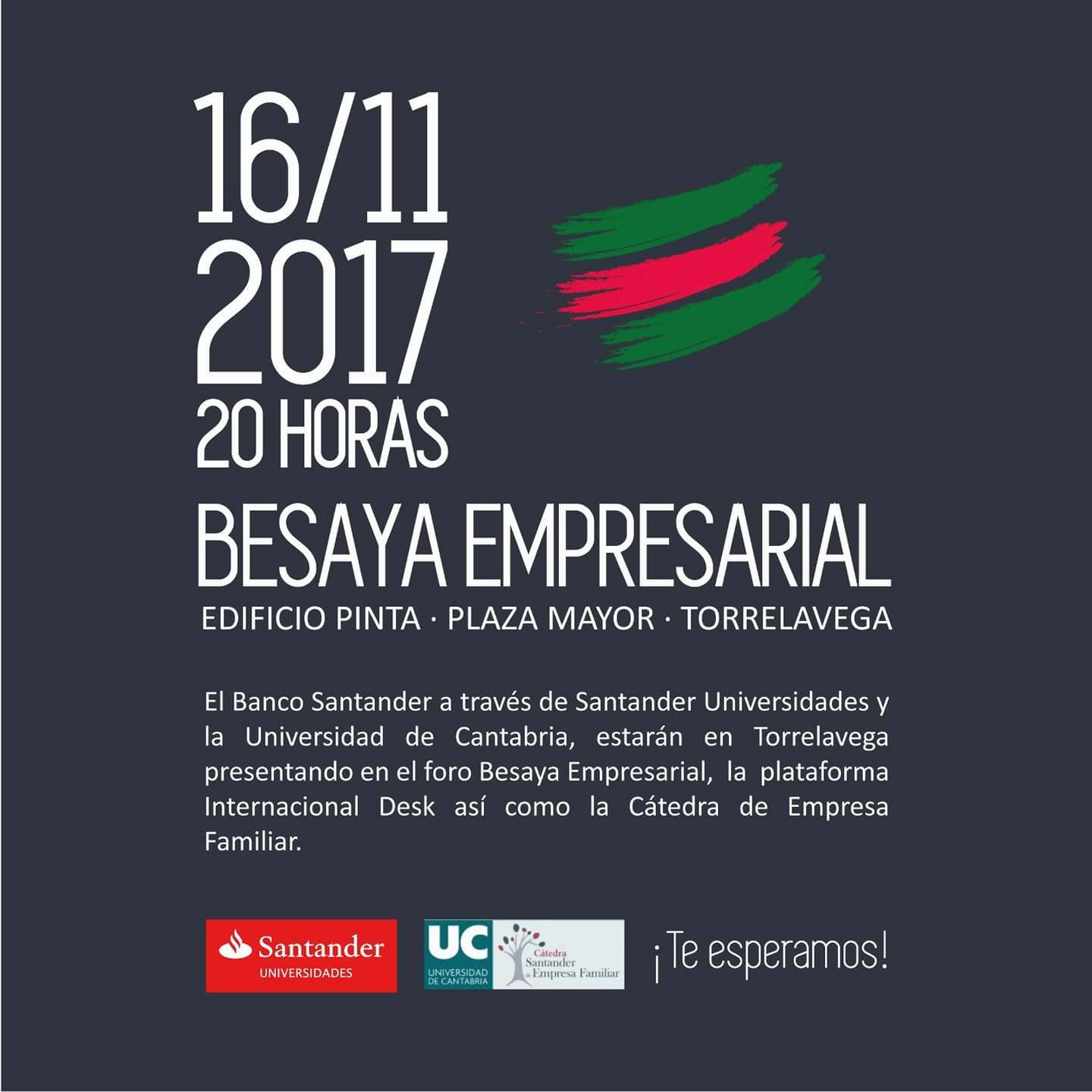 Santander Universidades y la Universidad de Cantabria presentarán proyectos en el foro Besaya Empresarial