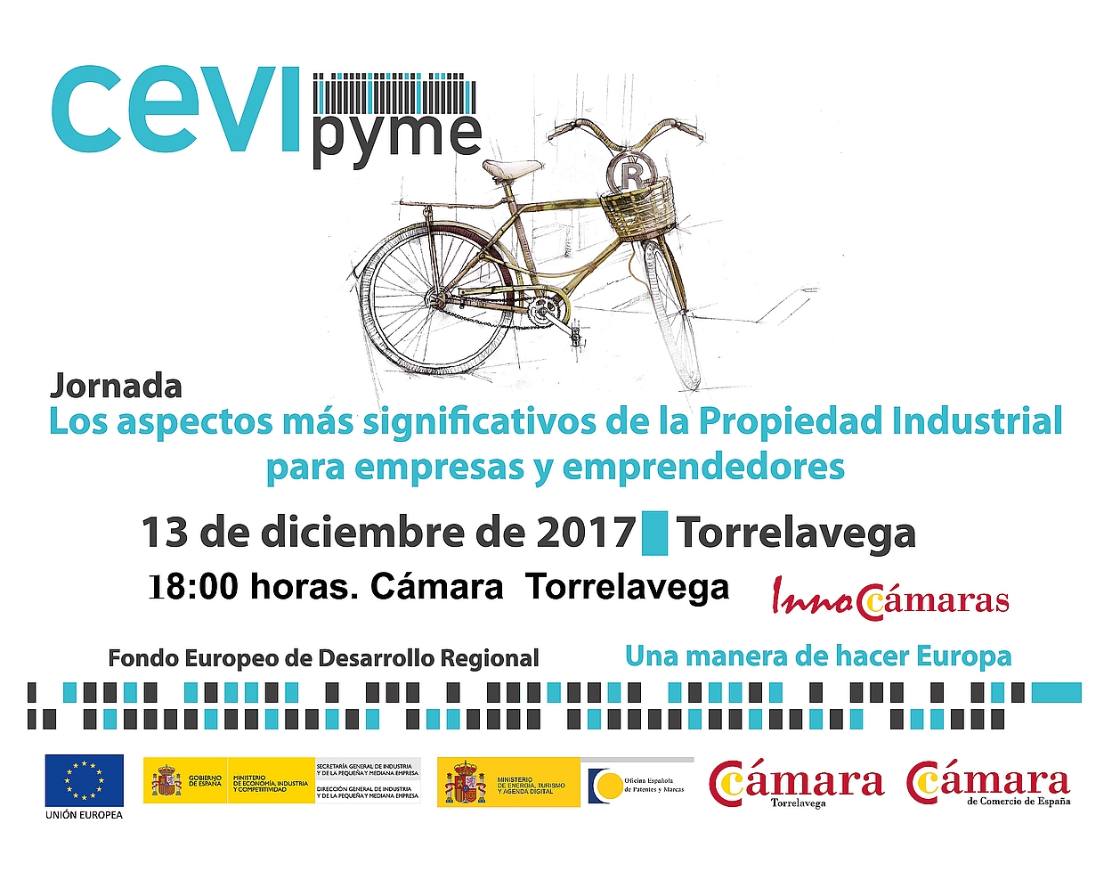 La Cámara organiza una jornada sobre propiedad industrial para empresas y emprendedores