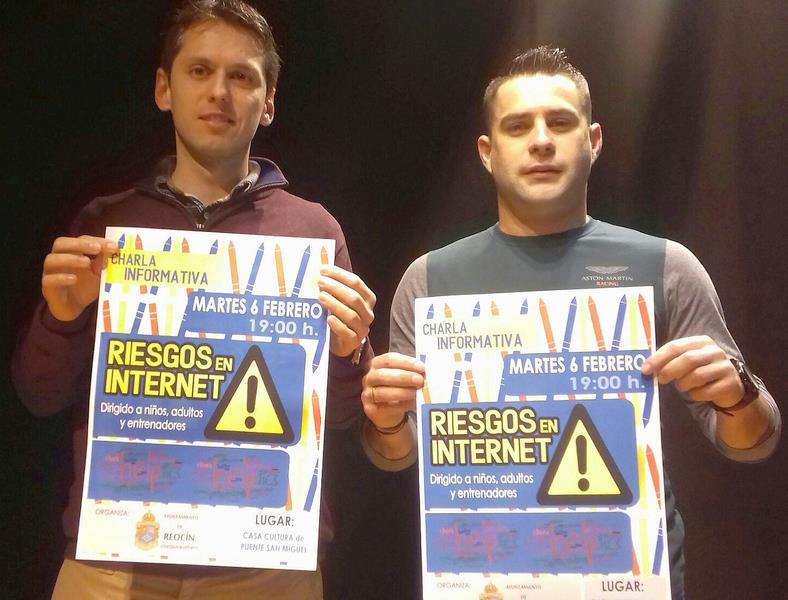 Mario Iglesias y Eduardo Zunzunegui - Deportes de Reocín organiza una charla sobre los Riesgos en Internet
