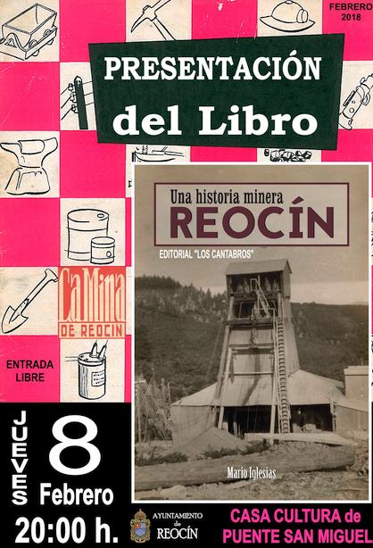  Mario Iglesias presenta su libro “Una historia minera: Reocín”