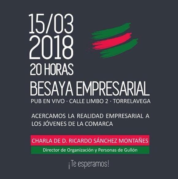 Besaya Empresarial organiza una nueva charla con un alto cargo de Galletas Gullón