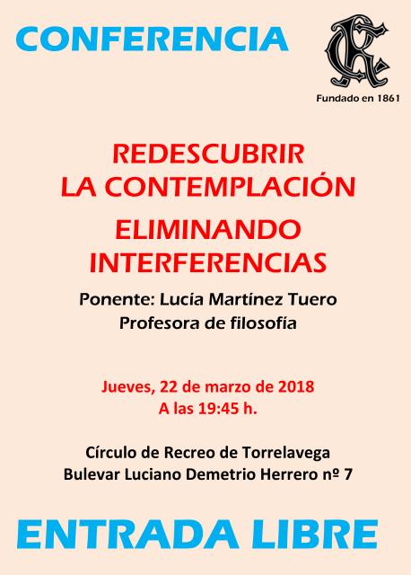  El Círculo de Recreo acoge la conferencia «Redescubrir la contemplación eliminando interferencias»