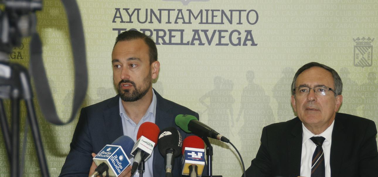 Javier López Estrada y José Manuel Cruz Viadero (C) ESTORRELAVEGA