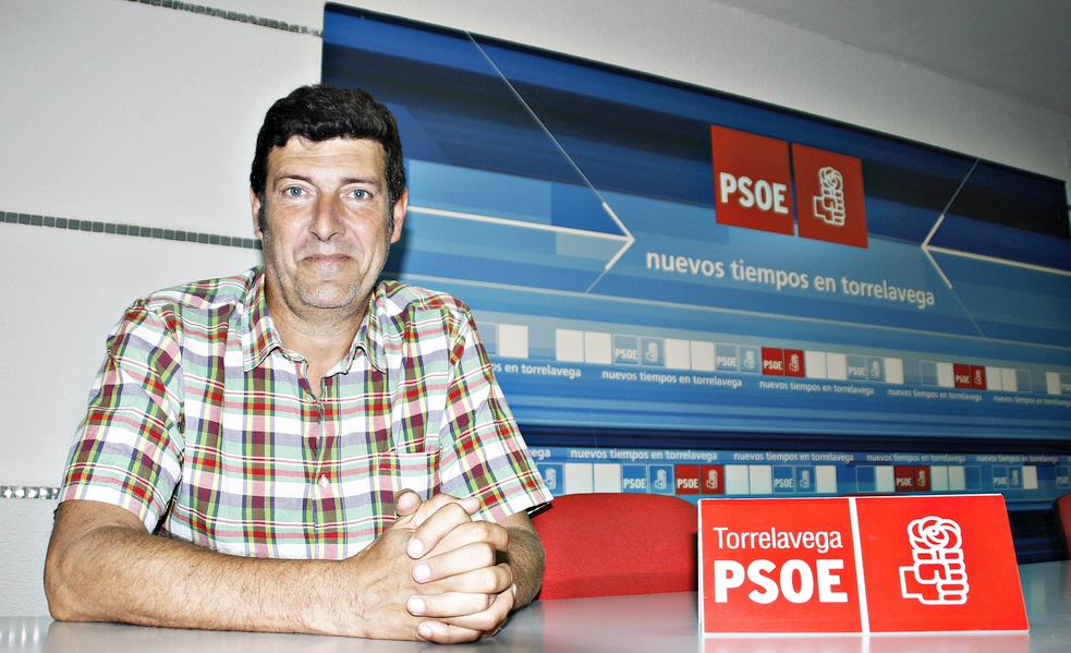 Bernardo Bustillo Secretario General del PSOE de Torrelavega, en una imagen de archivo