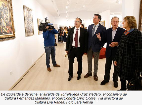 La Casa de Cultura de Torrelavega acoge desde hoy la colección museística de la obra de Eduardo Pisano