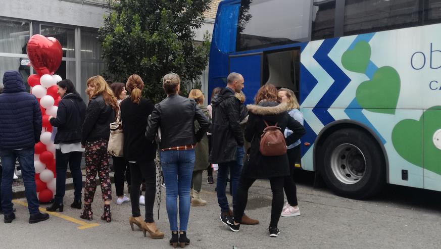 Donar para ganar: maratón de donación de sangre en el colegio Sagrados Corazones de Torrelavega