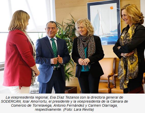 SODERCAN y Cámara de Comercio de Torrelavega impulsarán la formación de emprendedores en la comarca del Besaya