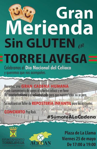  ACECAN organiza una ‘Gran Merienda sin gluten’ en Torrelavega