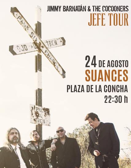 Suances acoge este viernes la actuación de Jimmy Barnatán and The Cocooners