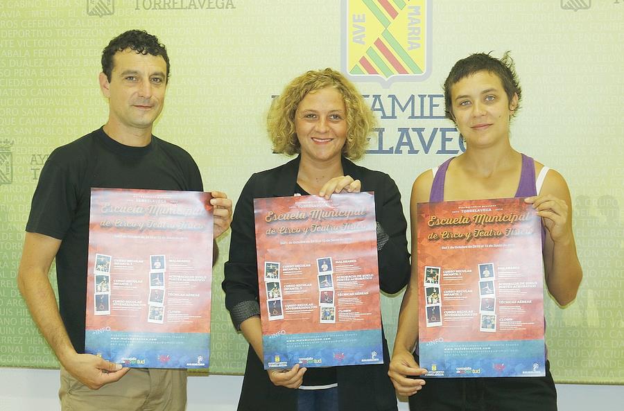 Hasta el 28 de septiembre siguen abiertas las inscripciones de la Escuela de Circo y Teatro Físico de Torrelavega - Javier Amigo, Patricia Portilla, Elena Umlauff