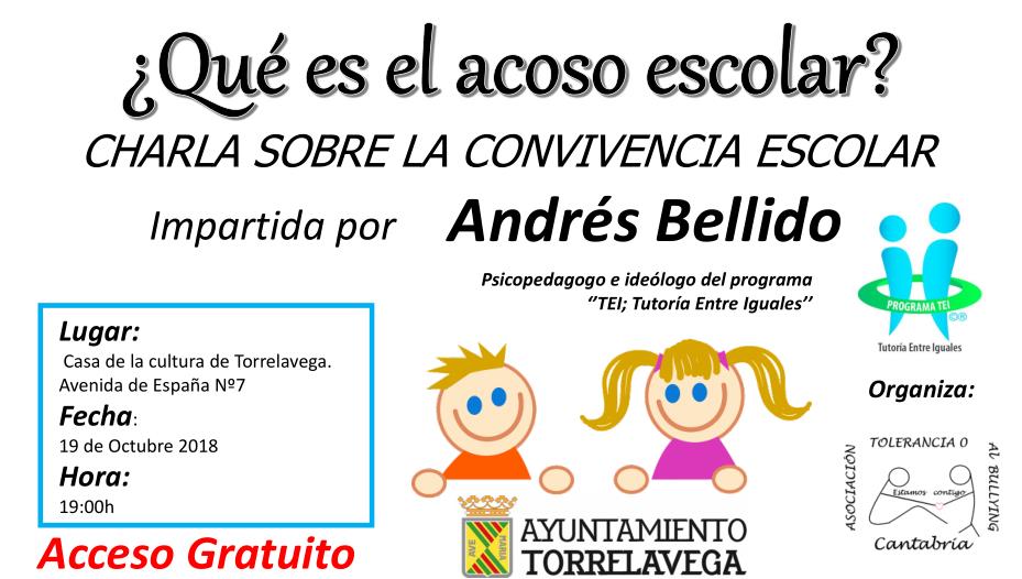 Charla sobre la convivencia escolar por Andrés Bellido