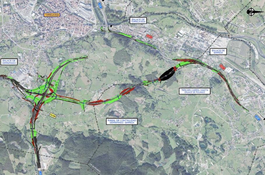 Aprobada la declaración de urgente ocupación en las expropiaciones de las obras entre el enlace de Sierrapando y la A-67