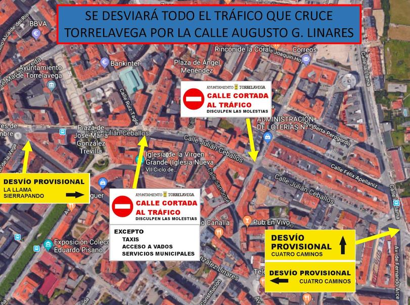Una parte de la calle Julián Ceballos será ‘zona peatonal’ los próximos días 25 y 30 de diciembre y 1 de enero