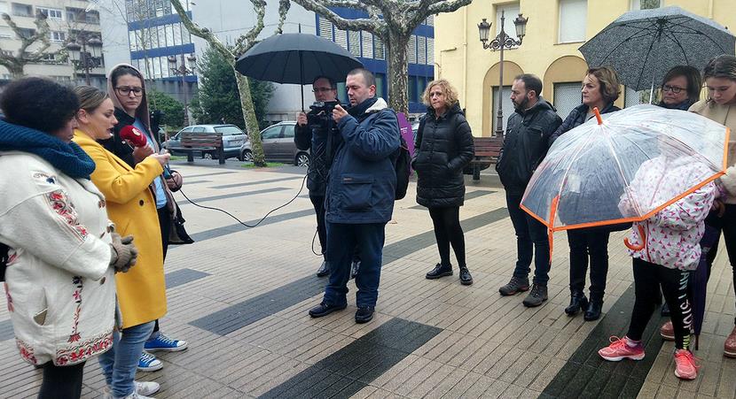 Última concentración del año en la Avenida de España para rechazar la violencia machista