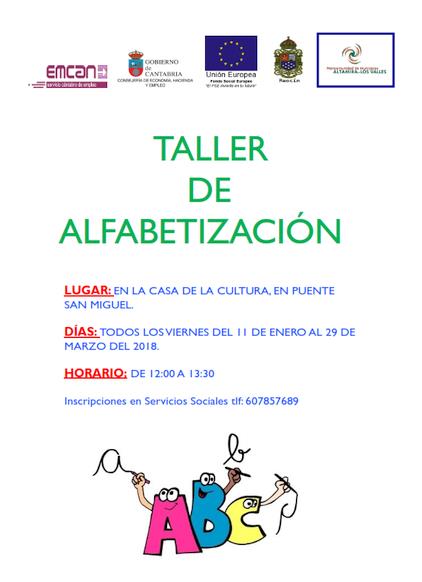 La Mancomunidad Altamira-Los Valles pone en marcha un nuevo taller de alfabetización