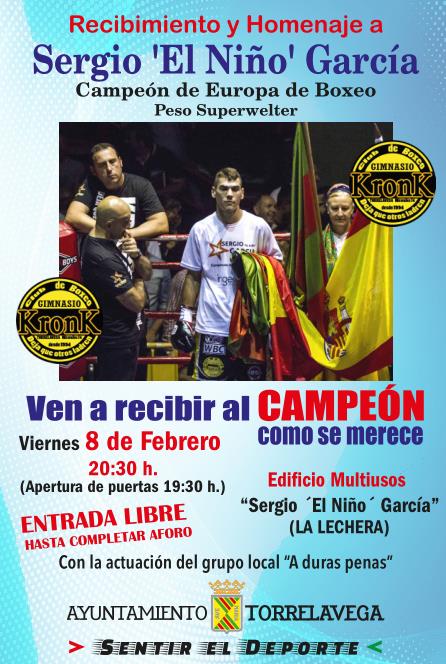 El Ayuntamiento organiza un homenaje al boxeador Sergio García