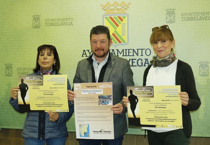 Torrelavega acogerá el 7 de abril una marcha solidaria de Manos Unidas