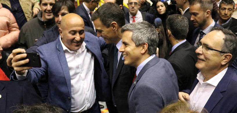 El Presidente Pedro Sánchez visitó Torrelavega, invitado por el Alcalde José Manuel Cruz Viadero