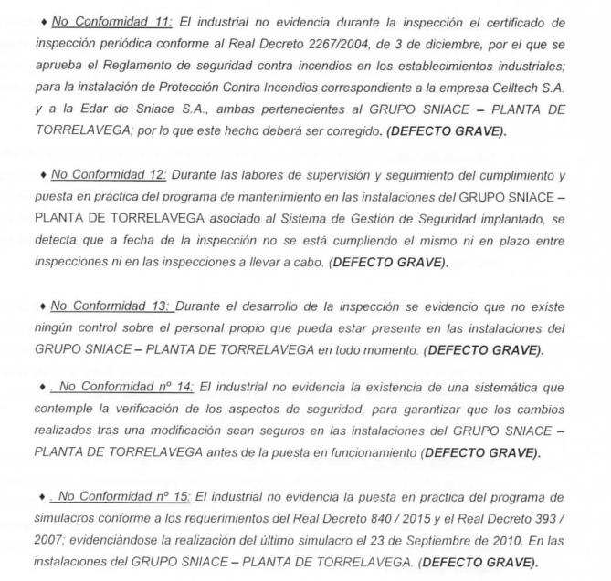 La formación verde Ecologistas en Acción reprocha a Sniace las faltas graves detectadas por los inspectores