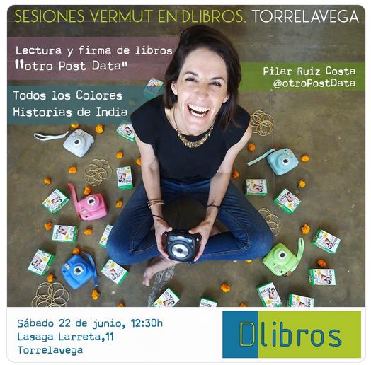  Pilar Ruiz Costa presentará en Torrelavega sus libros “Todos los colores” e “Historias de India”