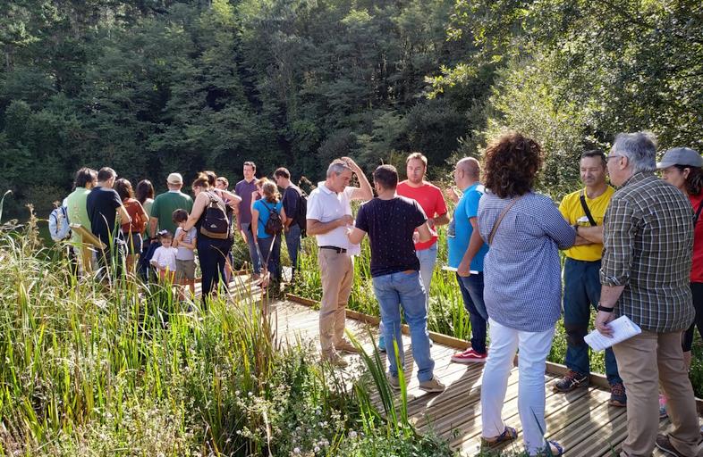 Socialistas de siete municipios se unen en Polanco para luchar contra el cambio climático