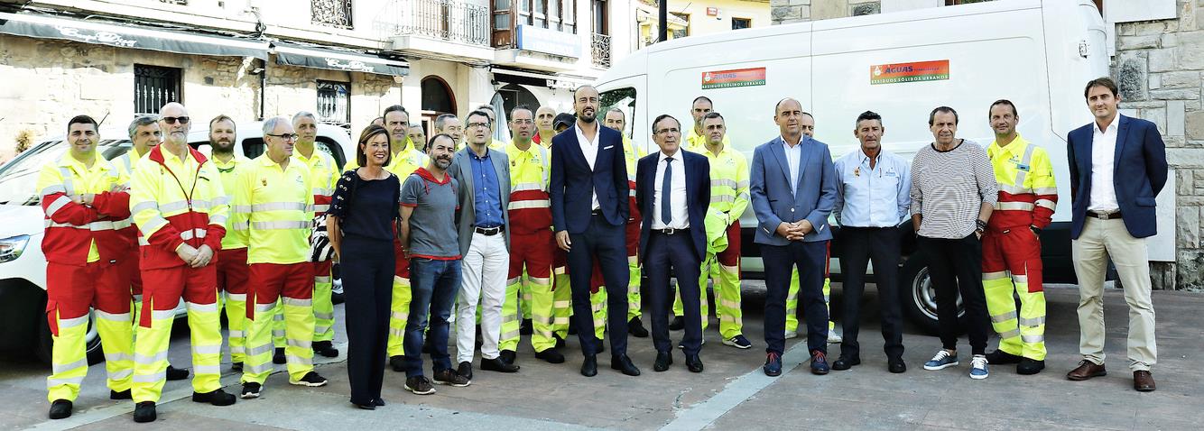 Recibidos en el Ayuntamiento los trabajadores del servicio municipal de recogida de residuos