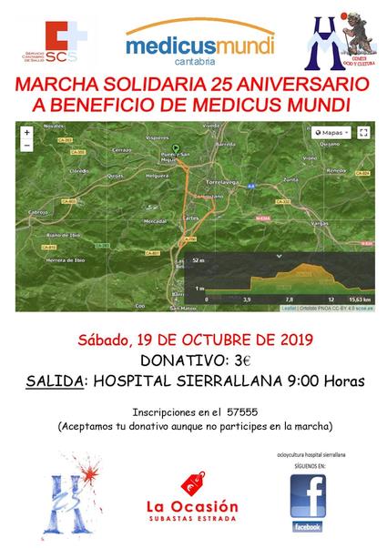 Marcha solidaria dentro de los actos del 25 aniversario del hospital Sierrallana