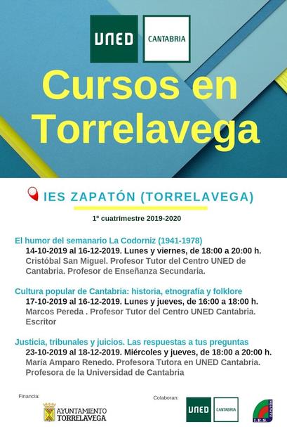  Nuevos cursos de UNED Cantabria en Torrelavega