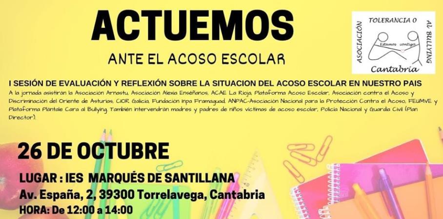  Torrelavega acogerá un encuentro nacional sobre acoso escolar